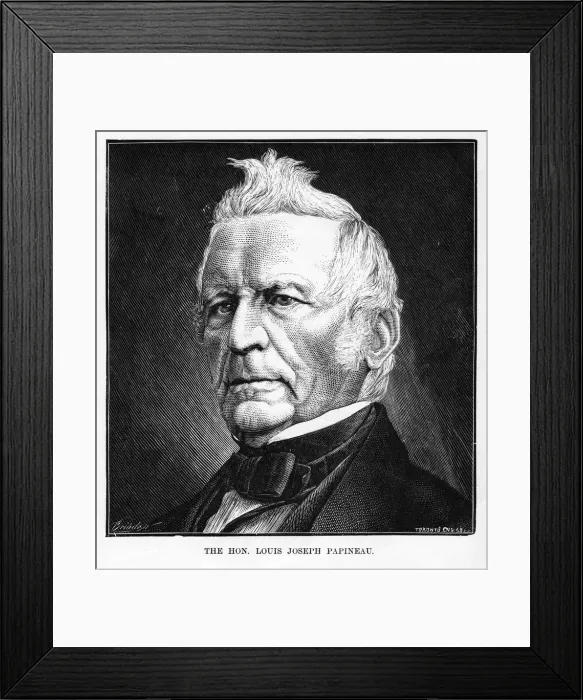 Framed Print : Louis-Joseph Papineau, (1786-1871), Canadian politician and lawyer, 19th century Framed Print : Louis-Joseph Papineau, (1786-1871), Canadian politician and lawyer, 19th century