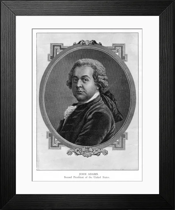 Framed Print : John Adams, President of the United States of America, 1906 Framed Print : John Adams, President of the United States of America, 1906