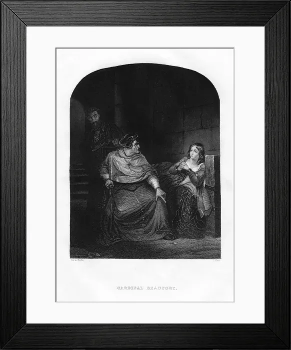 Framed Print : Cardinal Beaufort, 1860. Artist: J White