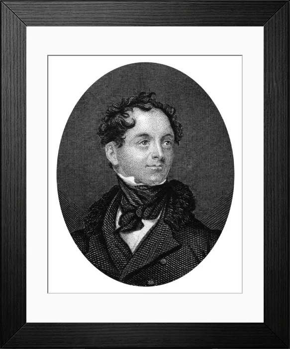 Framed Print : Thomas Moore, Irish poet, 1877 Framed Print : Thomas Moore, Irish poet, 1877