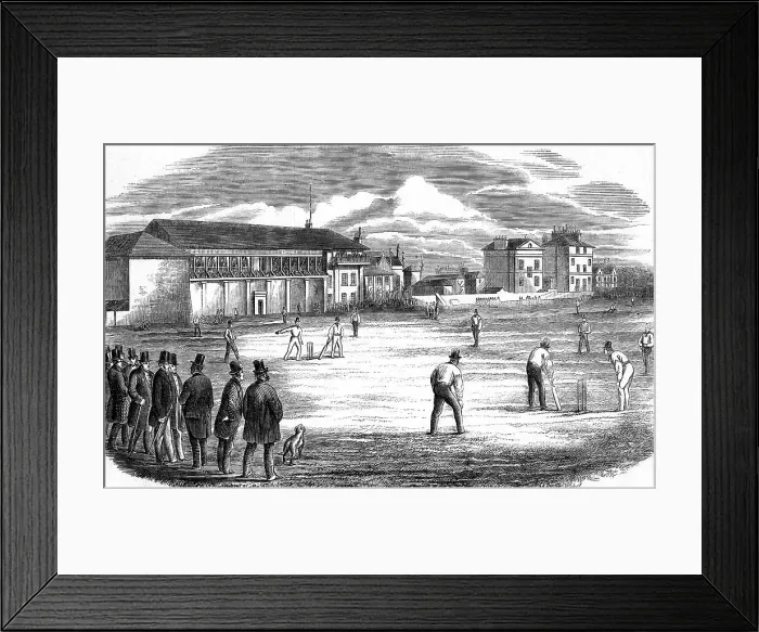 Framed Print : Lords Cricket Ground, London, 1858 Framed Print : Lords Cricket Ground, London, 1858