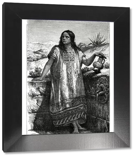 Toltec girl, Mexico, 19th century