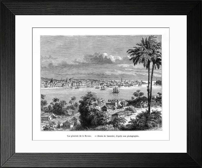 Framed Print : Havana, Cuba, 19th century. Artist: Lancelot Framed Print : Havana, Cuba, 19th century. Artist: Lancelot
