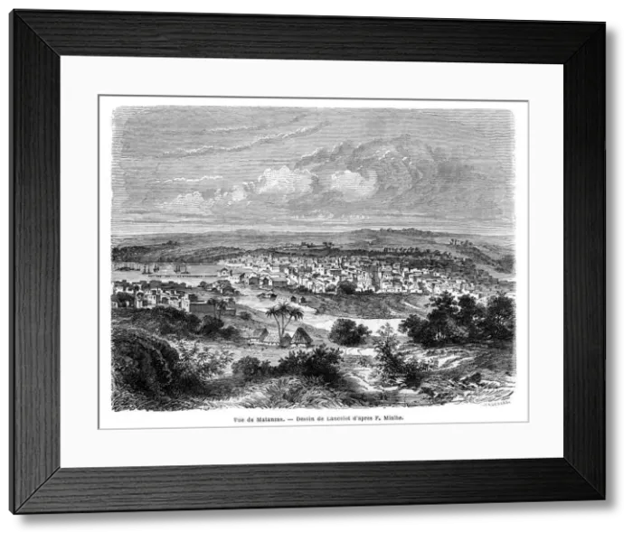 Framed Print : Matanzas, Cuba, 1859. Artist: Lancelot Framed Print : Matanzas, Cuba, 1859. Artist: Lancelot