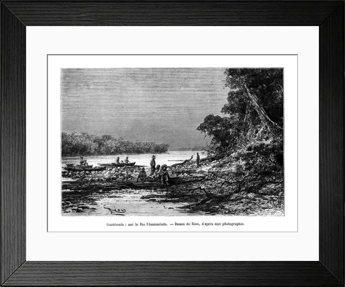 Framed Print : The Usumacinta River, southeastern Mexico and northwestern Guatemala, 19th century Framed Print : The Usumacinta River, southeastern Mexico and northwestern Guatemala, 19th century