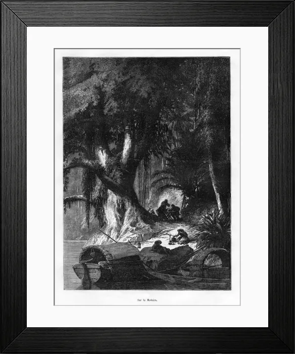 Framed Print : Madeira River, South America, 19th century Framed Print : Madeira River, South America, 19th century