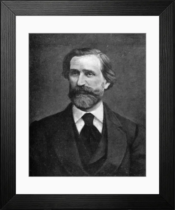 Framed Print : Giuseppe Verdi, Italian composer, 1909 Framed Print : Giuseppe Verdi, Italian composer, 1909