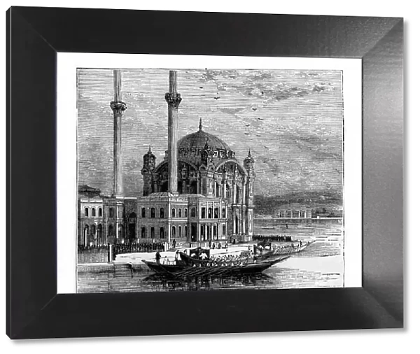 The Sultan at the Mosque of St Sophia, Constantinople, Turkey, 19th century