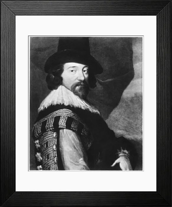 Framed Print : Francis Bacon, 1st Viscount St Albans, English philosopher, statesman and essayist, 19t Framed Print : Francis Bacon, 1st Viscount St Albans, English philosopher, statesman and essayist, 19t