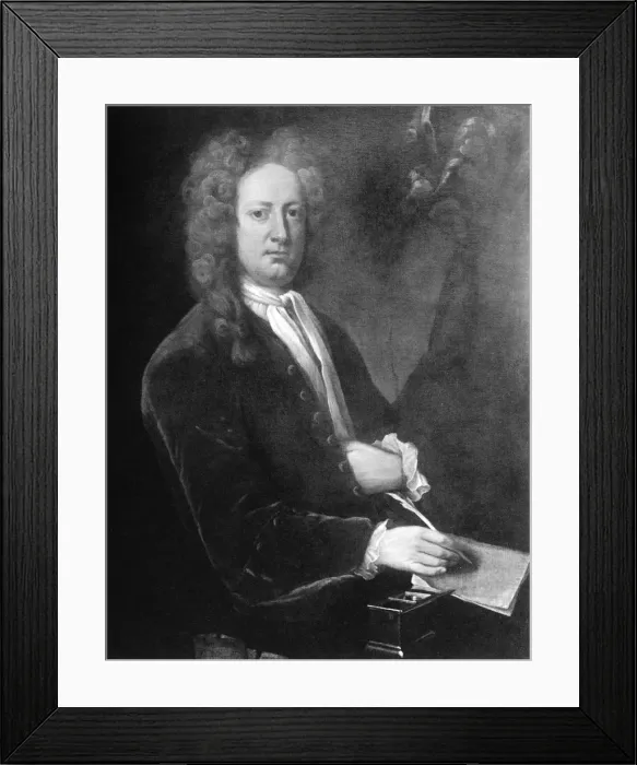 Framed Print : Joseph Addison, English politician and writer, 19th century Framed Print : Joseph Addison, English politician and writer, 19th century