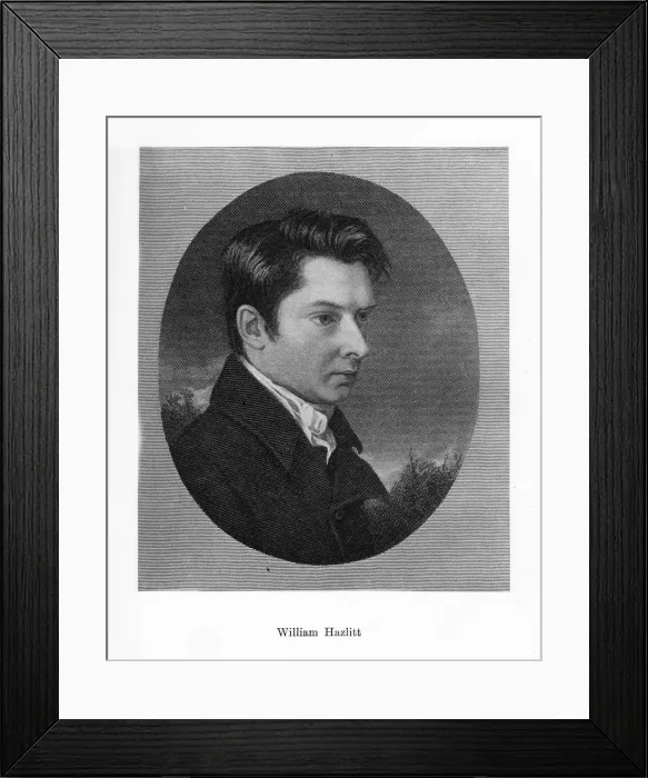 Framed Print : William Hazlitt, English writer, 19th century Framed Print : William Hazlitt, English writer, 19th century