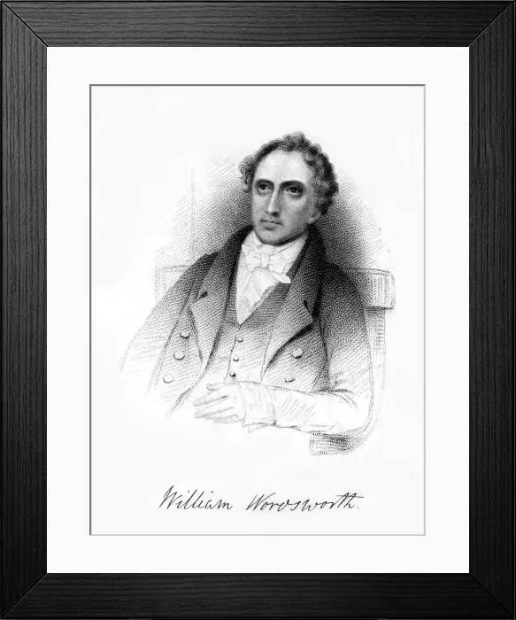 Framed Print : William Wordsworth, English romantic poet, 19th century Framed Print : William Wordsworth, English romantic poet, 19th century