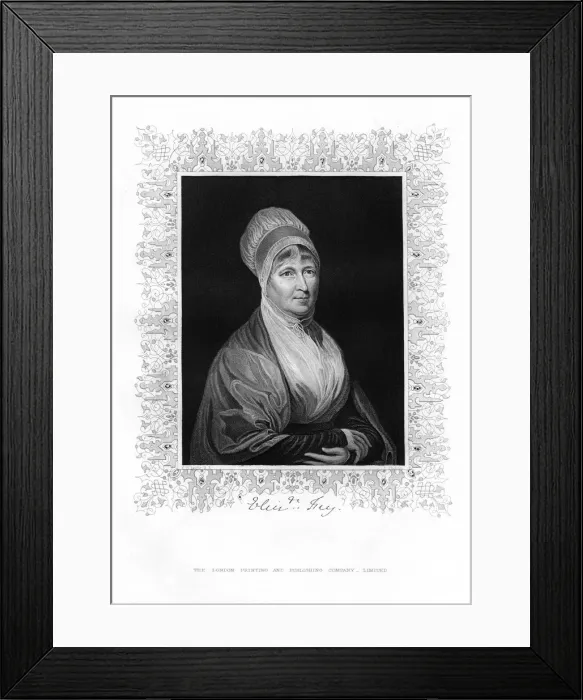 Framed Print : Elizabeth Fry, British philanthropist, 19th century. Artist: J Cochran Framed Print : Elizabeth Fry, British philanthropist, 19th century. Artist: J Cochran
