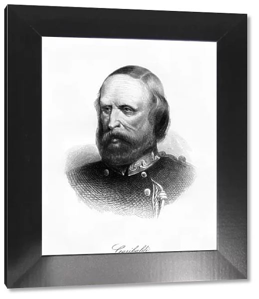 Giuseppe Garibaldi, Italian patriot, 19th century. Artist: J Hagger