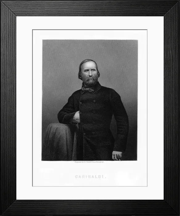 Framed Print : Giuseppe Garibaldi, Italian patriot, 19th century. Artist: DJ Pound Framed Print : Giuseppe Garibaldi, Italian patriot, 19th century. Artist: DJ Pound