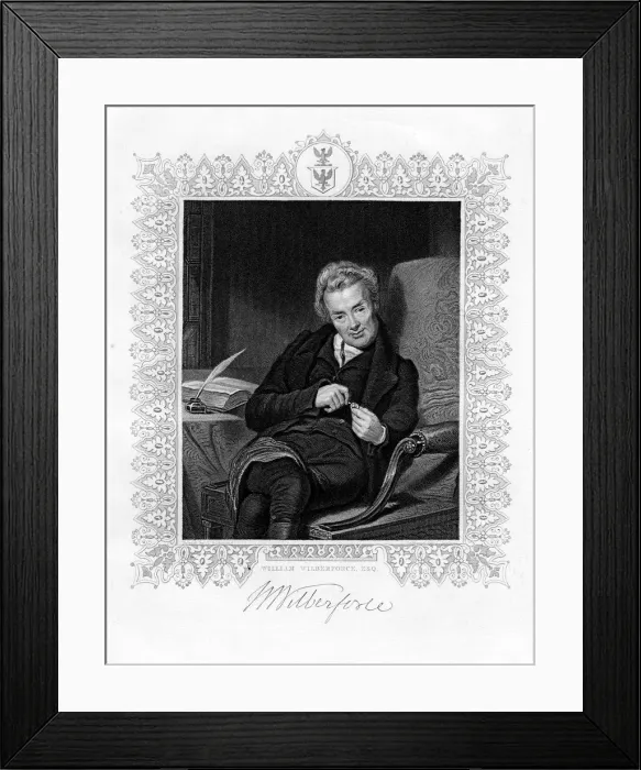 Framed Print : William Wilberforce, English parliamentarian and abolitionist, 19th century. Artist: J Jenkins Framed Print : William Wilberforce, English parliamentarian and abolitionist, 19th century. Artist: J Jenkins