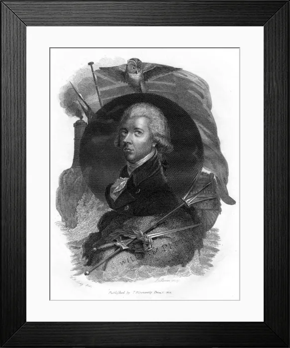Framed Print : William Pitt, the Younger, British politician and Prime Minister, 1814. Artist: J Brown Framed Print : William Pitt, the Younger, British politician and Prime Minister, 1814. Artist: J Brown
