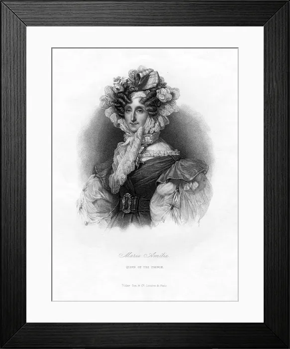 Framed Print : Maria Amalia Teresa of the Two Sicilies, 19th century Framed Print : Maria Amalia Teresa of the Two Sicilies, 19th century