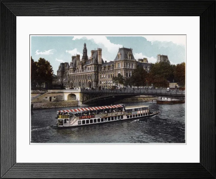 Framed Print : Hotel de Ville, Paris, c1900 Framed Print : Hotel de Ville, Paris, c1900