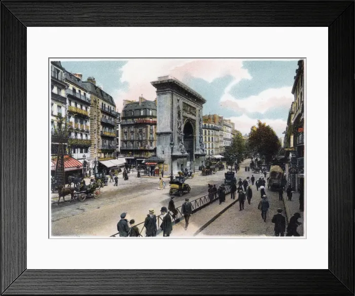 Framed Print : The Porte Saint Denis, Paris, c1900 Framed Print : The Porte Saint Denis, Paris, c1900