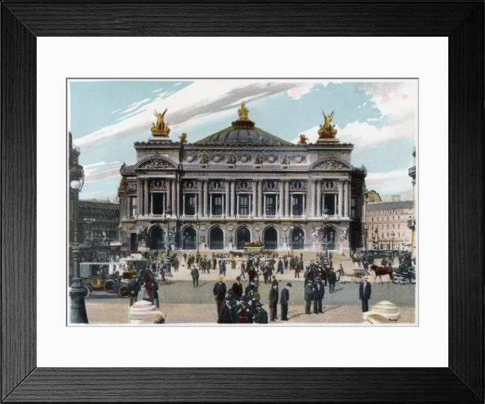 Framed Print : The Palais Garnier, Paris, c1900 Framed Print : The Palais Garnier, Paris, c1900