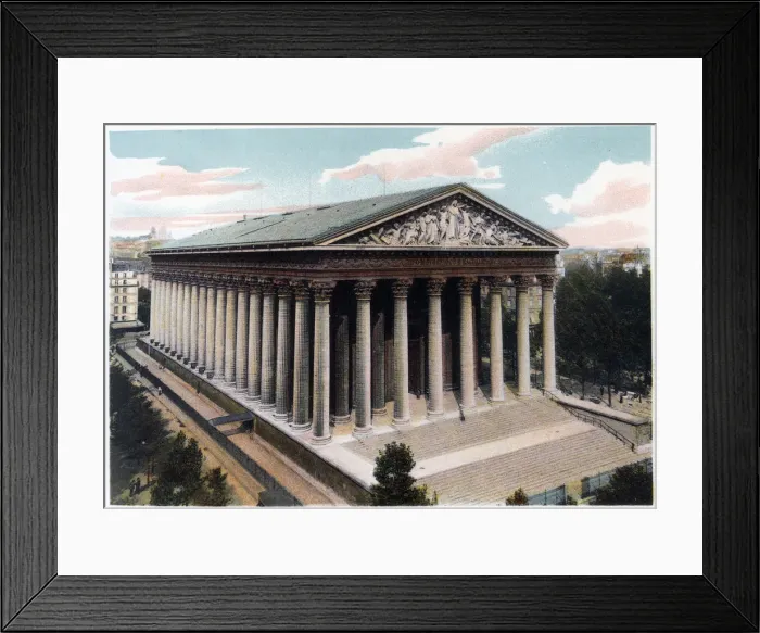 Framed Print : Eglise de la Madeleine, Paris, c1900 Framed Print : Eglise de la Madeleine, Paris, c1900
