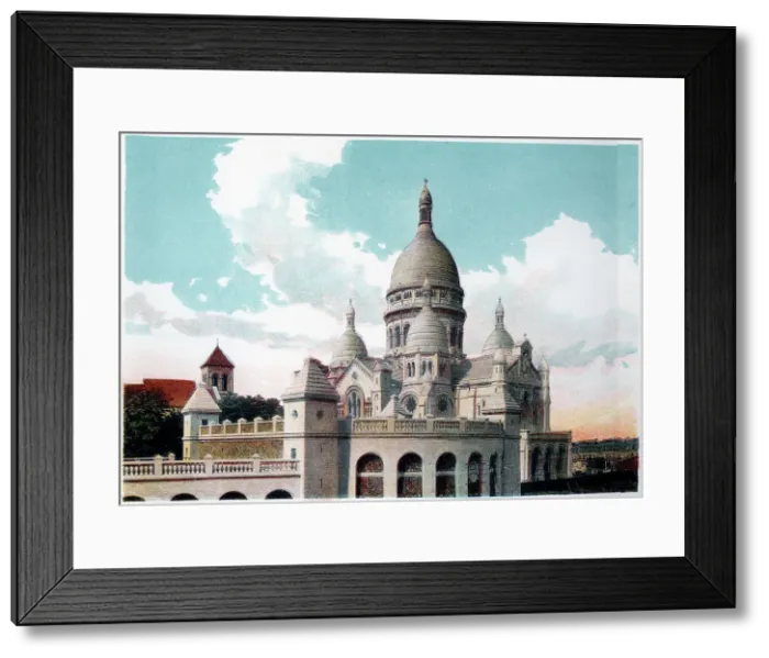 Framed Print : Basilica of the Sacre Coeur, Paris, c1900 Framed Print : Basilica of the Sacre Coeur, Paris, c1900