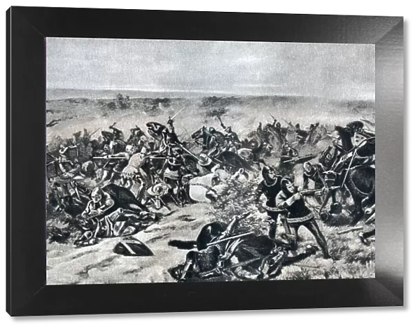 The Battle of Crecy, 26 August 1346, (1910)
