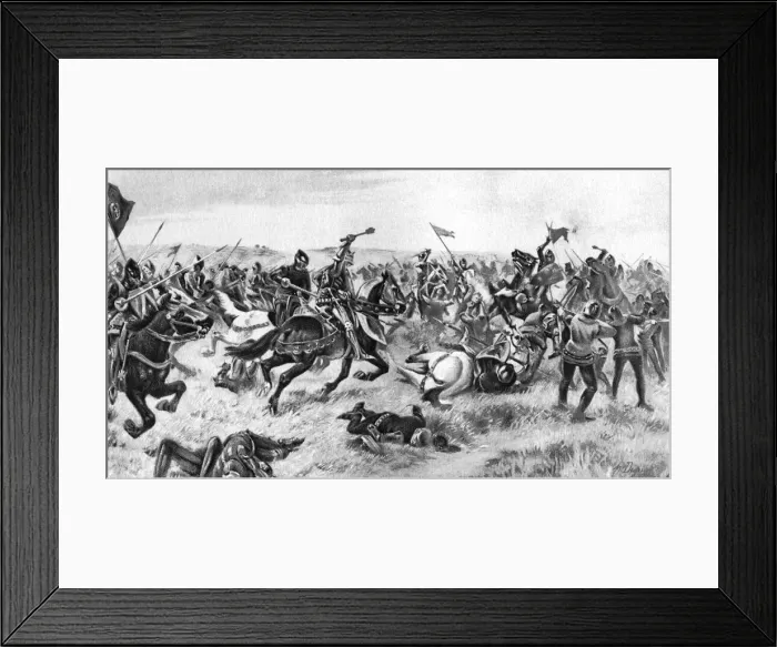 Framed Print : The Battle of Agincourt, 25 October 1415, (1910) Framed Print : The Battle of Agincourt, 25 October 1415, (1910)