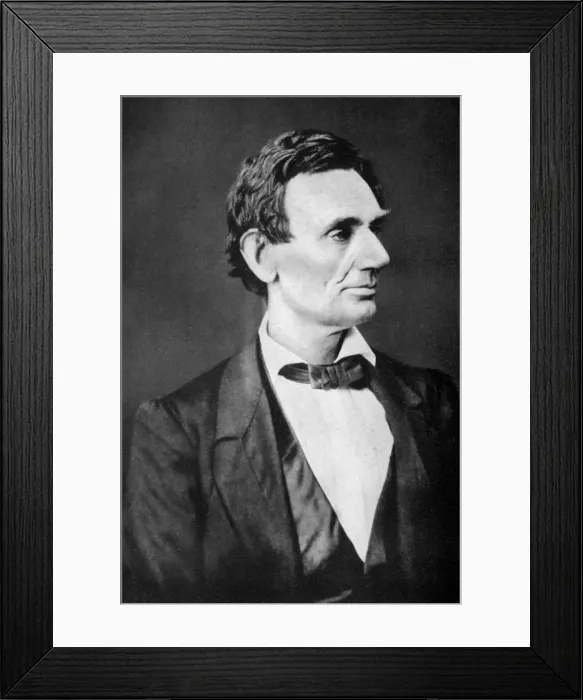 Framed Print : Abraham Lincoln, 16th President of the United States, 1860s, (1933). Artist: Alexander Hessler Framed Print : Abraham Lincoln, 16th President of the United States, 1860s, (1933). Artist: Alexander Hessler
