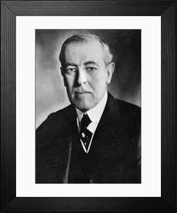 Framed Print : Woodrow Wilson, 28th President of the United States, (1933) Framed Print : Woodrow Wilson, 28th President of the United States, (1933)