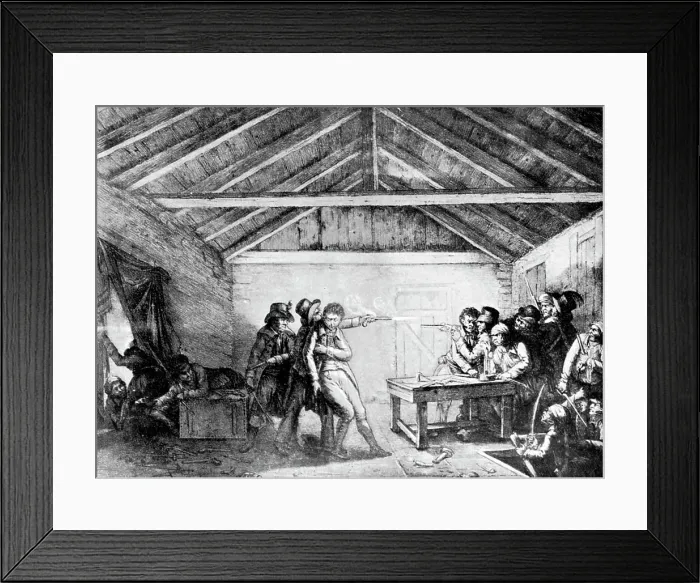 Framed Print : The arrest of the Cato street conspirators, February 23, 1820, (1901) Framed Print : The arrest of the Cato street conspirators, February 23, 1820, (1901)