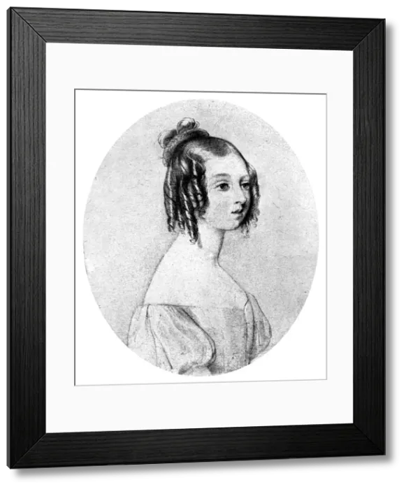 Framed Print : Princess Victoria at the age of fifteen, c1834. Artist: John Rogers Herbert Framed Print : Princess Victoria at the age of fifteen, c1834. Artist: John Rogers Herbert