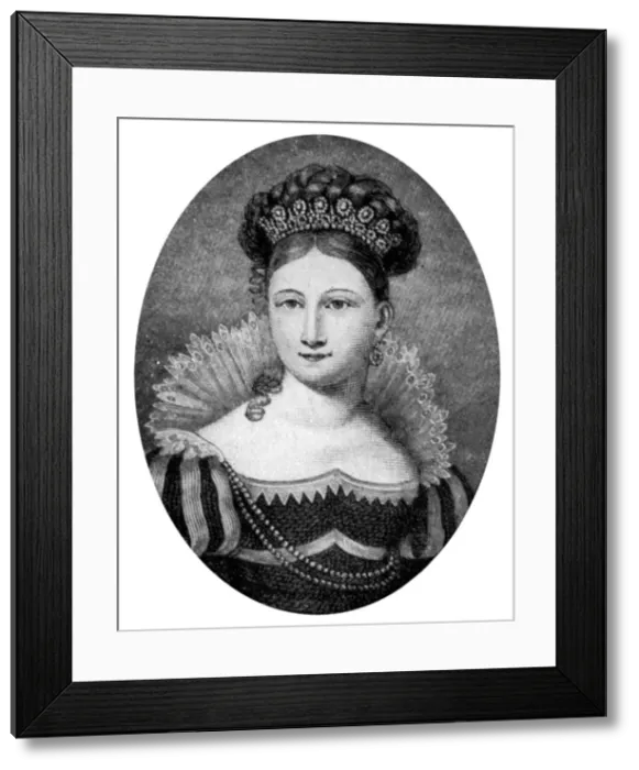 Framed Print : Princess Louise of Saxe-Gotha-Altenburg, mother of Prince Albert, (1901) Framed Print : Princess Louise of Saxe-Gotha-Altenburg, mother of Prince Albert, (1901)