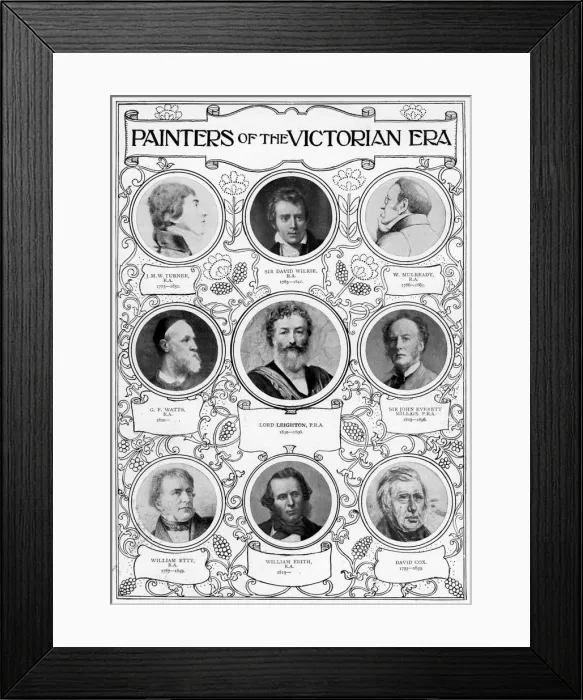 Framed Print : Painters of the Victorian Era, late 19th century Framed Print : Painters of the Victorian Era, late 19th century