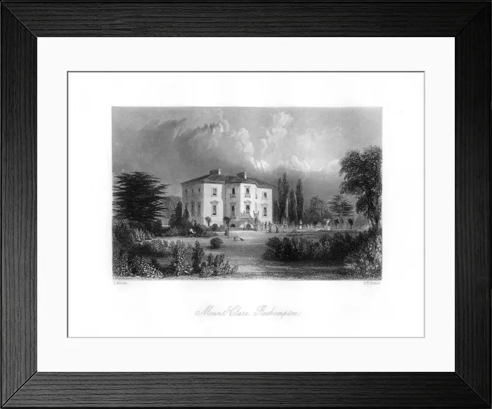 Framed Print : Mount Clare, Roehampton, south London, 19th century. Artist: A T Prior Framed Print : Mount Clare, Roehampton, south London, 19th century. Artist: A T Prior
