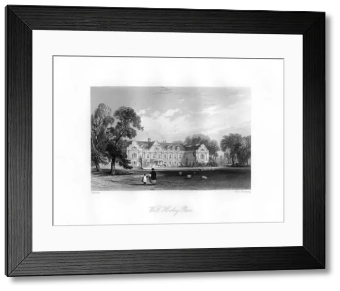 Framed Print : West Horsley, Surrey, 19th century. Artist: MJ Starling