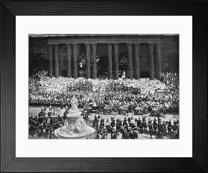 Framed Print : The ceremony of thanksgiving at St Pauls Cathedral, London, June 22nd, 1897 Framed Print : The ceremony of thanksgiving at St Pauls Cathedral, London, June 22nd, 1897