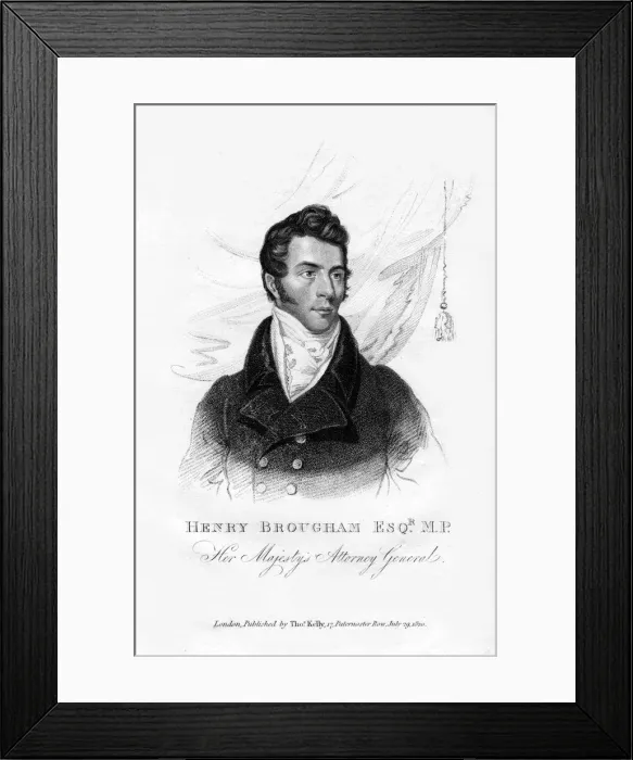 Framed Print : Henry Brougham, Attorney General, 1820 Framed Print : Henry Brougham, Attorney General, 1820