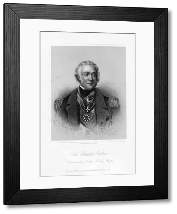 Framed Print : Admiral Sir Charles Napier, Commander of the Baltic Fleet, 1854. Artist: Gibbs Framed Print : Admiral Sir Charles Napier, Commander of the Baltic Fleet, 1854. Artist: Gibbs