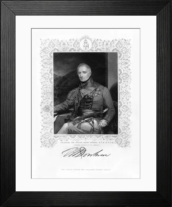 Framed Print : Sir Rufane Shaw Donkin, British soldier, 19th century. Artist: W Holl Framed Print : Sir Rufane Shaw Donkin, British soldier, 19th century. Artist: W Holl