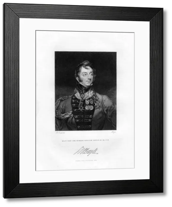 Framed Print : Sir Charles William Doyle, British general, 1829. Artist: Henri Meyer Framed Print : Sir Charles William Doyle, British general, 1829. Artist: Henri Meyer