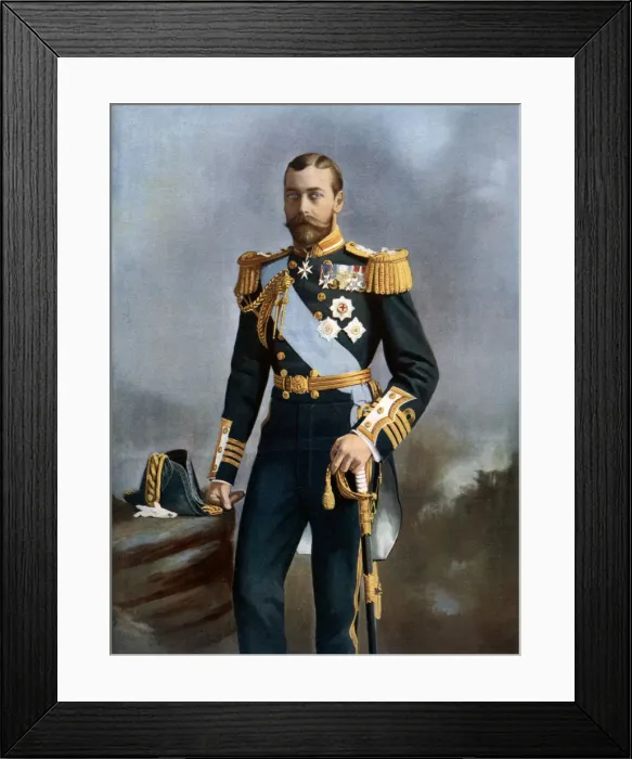 Framed Print : King George V, early 20th century. Artist: Lafayette Framed Print : King George V, early 20th century. Artist: Lafayette