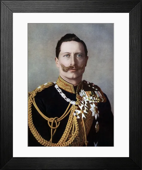 Framed Print : Wilhelm II, Emperor of Germany and King of Prussia, late 19th-early 20th century. Artist: Reichard & Lindner Framed Print : Wilhelm II, Emperor of Germany and King of Prussia, late 19th-early 20th century. Artist: Reichard & Lindner