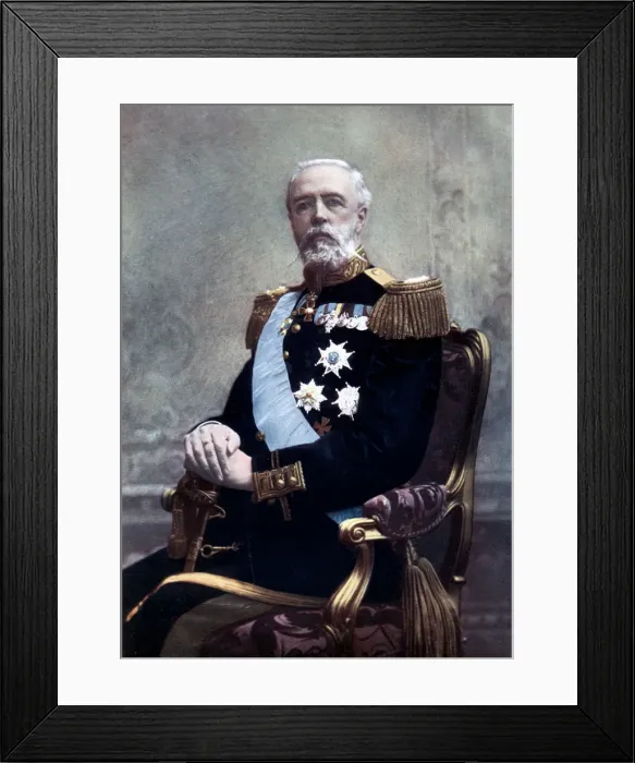 Framed Print : King Oscar II of Sweden, late 19th-early 20th century Framed Print : King Oscar II of Sweden, late 19th-early 20th century