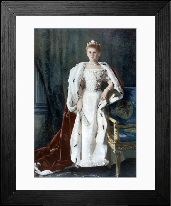 Framed Print : Queen Wilhelmina of the Netherlands, early 20th century. Artist: Kaineke Framed Print : Queen Wilhelmina of the Netherlands, early 20th century. Artist: Kaineke