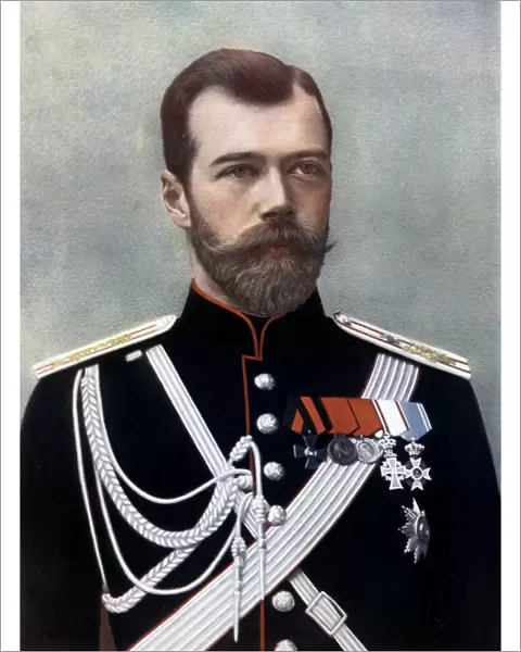 Czar Nicholas II of Russia, late 19th-early 20th century