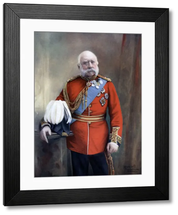 Framed Print : Prince George, Duke of Cambridge, member of the British royal family, late 19th-early 20th century. Artist: Russell & Sons Framed Print : Prince George, Duke of Cambridge, member of the British royal family, late 19th-early 20th century. Artist: Russell & Sons