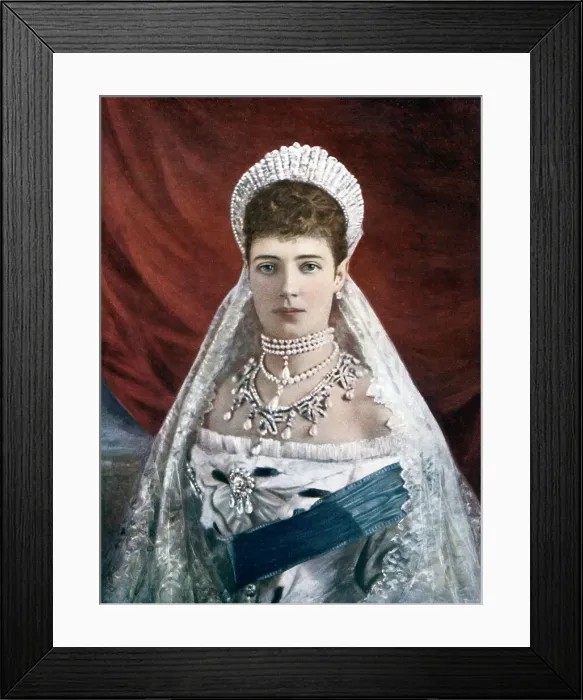 Framed Print : Princess Marie Sophie Frederikke Dagmar, Dowager Empress of Russia, late 19th-early 20th century Framed Print : Princess Marie Sophie Frederikke Dagmar, Dowager Empress of Russia, late 19th-early 20th century