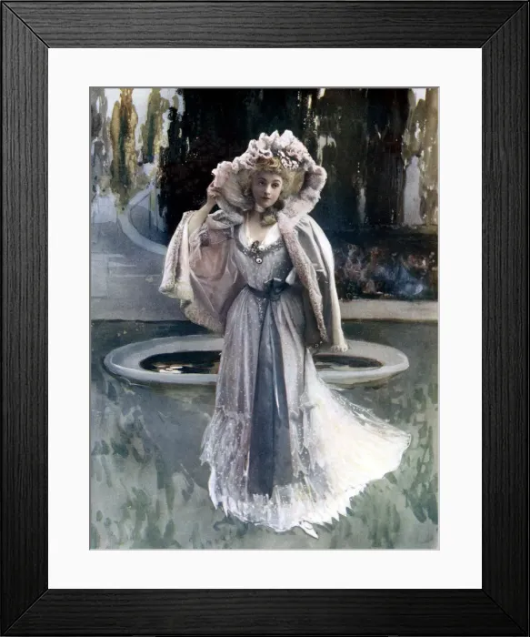 Framed Print : Gabrielle Rejane in Sylvie, c1902. Artist: Rautlinger Framed Print : Gabrielle Rejane in Sylvie, c1902. Artist: Rautlinger